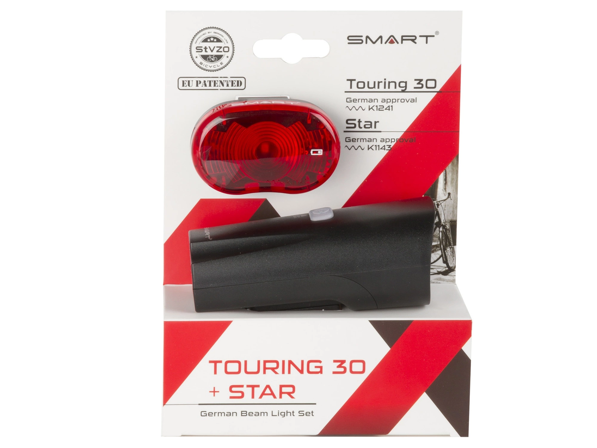 SMART Touring 120/60 Cykellygtesæt - Højkvalitets LED-lygter til Sikkerhed og Komfort 4 SMART Touring 120/60 Cykellygtesæt - Højkvalitets LED-lygter til Sikkerhed og Komfort - Billede 2