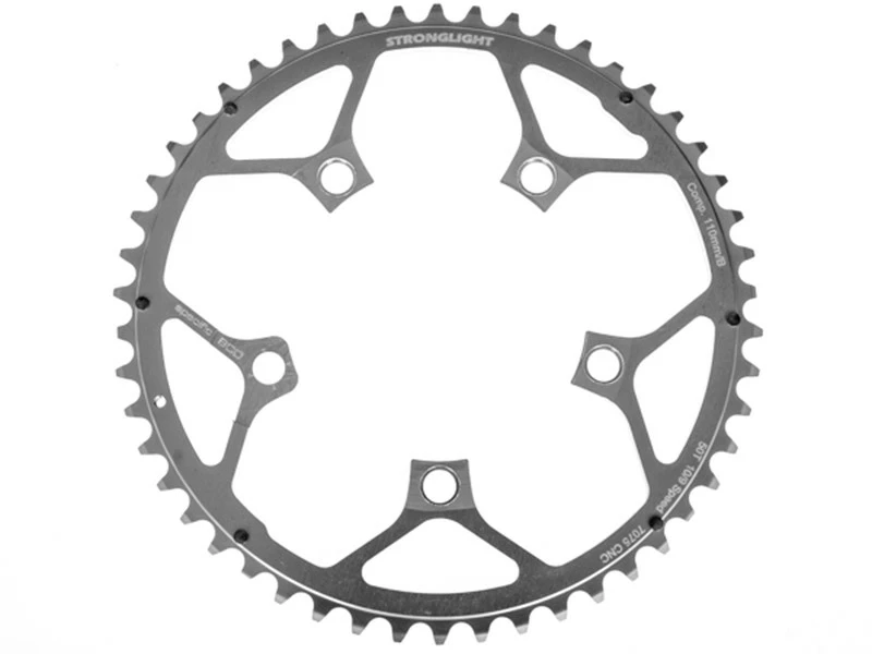 Stronglight Campagnolo 9/10-Speed Klinge, 50T - Klinger / Klingebolte 3 Stronglight Campagnolo 9/10-Speed Klinge, 50T - Klinger / Klingebolte