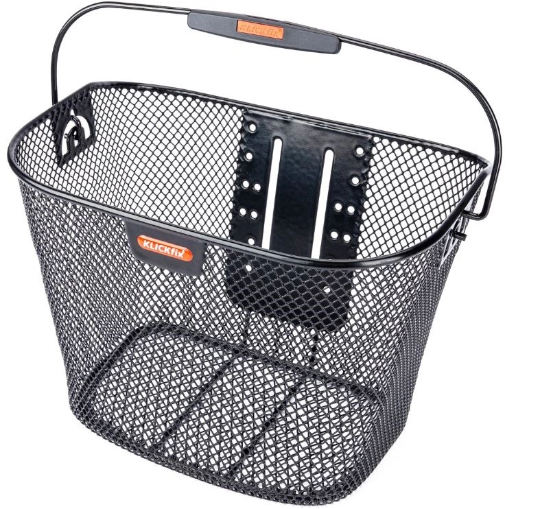 KLICKFIX Uni Black Cykelkurv, 16L - Holdbar og Stilfuld Cykelkurv 4 KLICKFIX Uni Black Cykelkurv, 16L - Holdbar og Stilfuld Cykelkurv - Billede 2