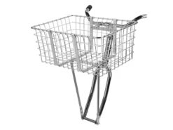Wald 157 Silver Frontkurv, 46L - Holdbar og Stilfuld Cykelkurv