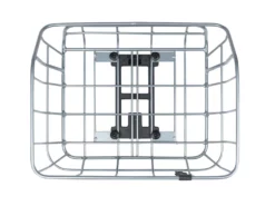 BASIL Portland MIK Silver Cykelkurv, 34L - Elegant og Funktionel Cykelkurv -Specialized Salgsbutik 5054620basil20portland20bicycle20rear20basket20mik20chrome 3