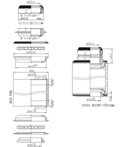 Universal Semi-Integreret Styrfittings, 1 1/8" - Forgafler / Bagdæmper -Specialized Salgsbutik 989 1 split
