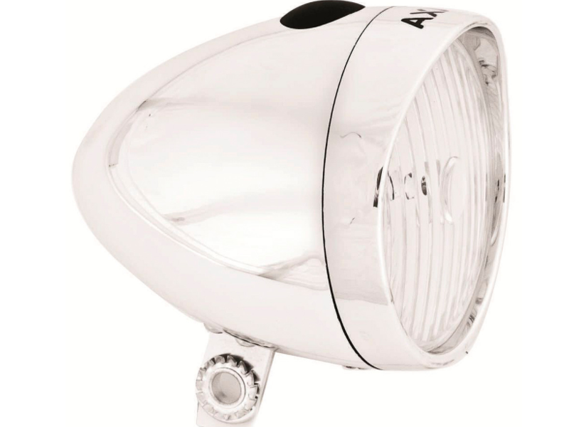 AXA Classic Forlygte, Chrome - Cykellygter til Sikkerhed og Style 3 AXA Classic Forlygte, Chrome - Cykellygter til Sikkerhed og Style