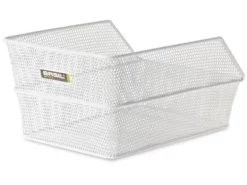 BASIL Cento White Cykelkurv, 12L - Elegant og praktisk kurv til din cykel