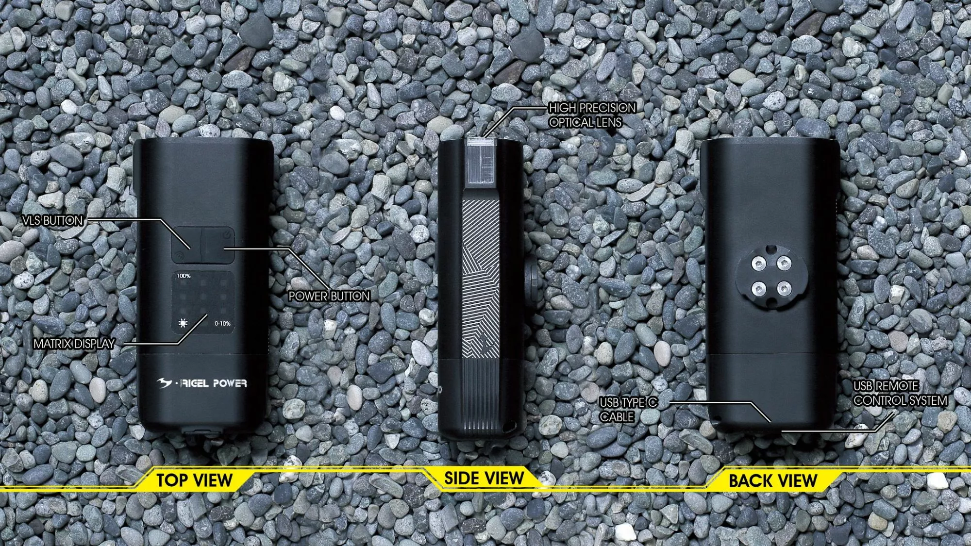 MOON Rigel Power Genopladelig Forlygte, 3600 Lumen - Cykellygte med Høj Lysstyrke 6 MOON Rigel Power Genopladelig Forlygte, 3600 Lumen - Cykellygte med Høj Lysstyrke - Billede 4