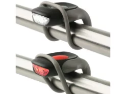 Forside 21 Abus Mini Star Black Lygtesæt - Cykellygter til Sikkerhed og Synlighed