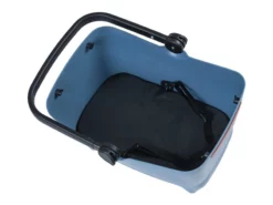 BASIL Buddy MIK Hundekurve til Hunde op til 15 kg - Komfortabel og Stilfuld Kurve -Specialized Salgsbutik basil buddy mik hondenfietsmand blauw