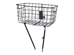 BASIL Robin Black Frontkurv, 27L - Elegant og Praktisk Cykelkurv