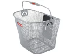 KLICKFIX Uni Silver Cykelkurv, 16L - Elegant og praktisk cykelkurv til enhver cykel