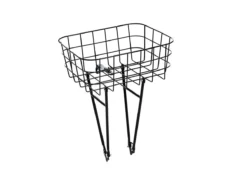 Pelago Rasket Frontkurv, Sort - Stylish og Funktionel Cykelkurv