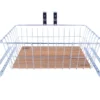 Wald 1392 Silver Wood Frontkurv, 22L - Elegant og praktisk kurv til din cykel