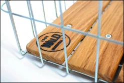 Wald 1392 Silver Wood Frontkurv, 22L - Elegant og praktisk kurv til din cykel -Specialized Salgsbutik wald 1392 woody